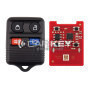 Xhorse VVDI Schlüssel Werkzeug VVDI2 Draht Remote Key 3 + 1 Taste Ford Medaille Typ XKFO22EN