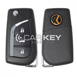 Xhorse VVDI Schlüssel Werkzeug VVDI2 Drahtlose Flip Remote Key 3 Taste Toyota Stil XNTO00EN