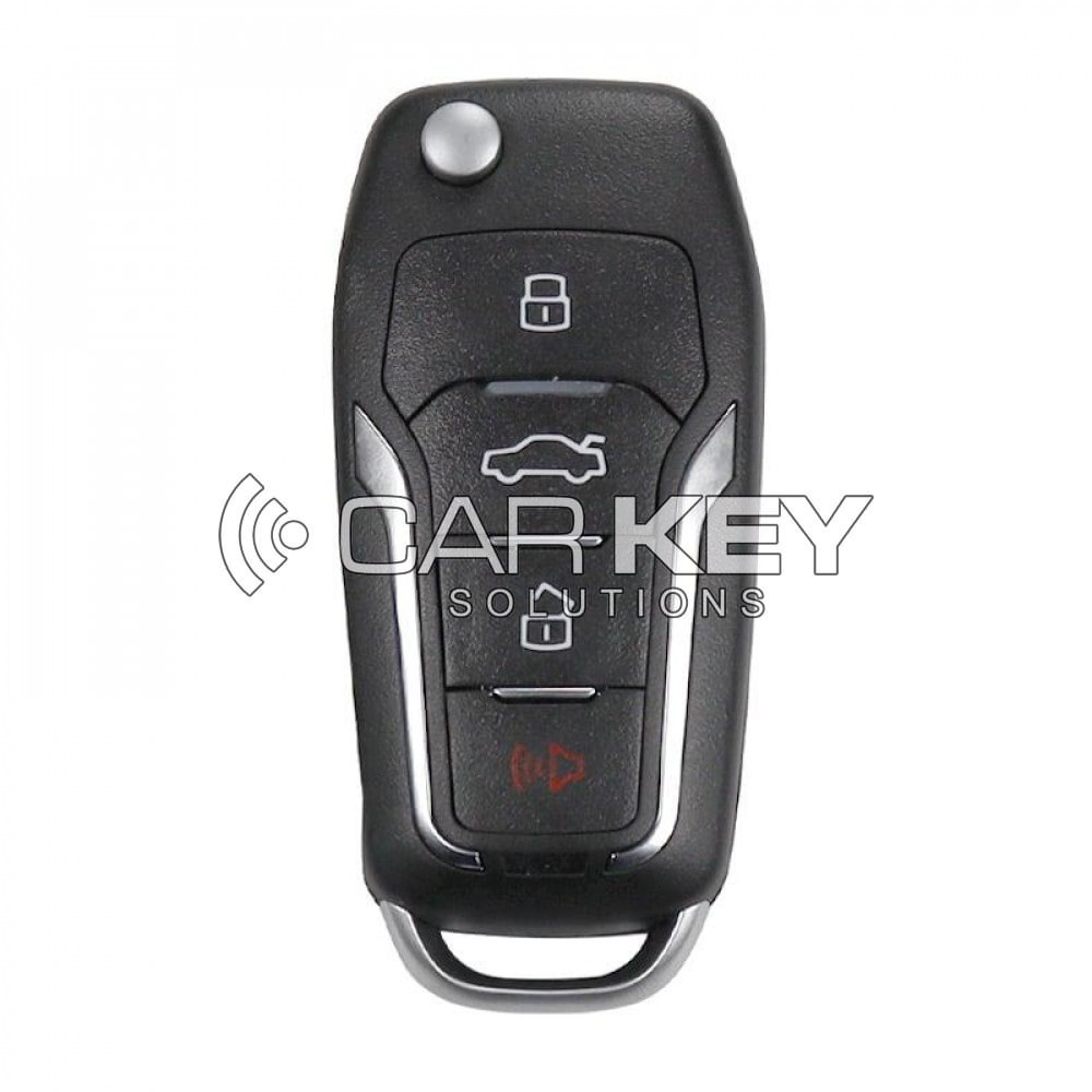 Xhorse VVDI Schlüssel Werkzeug VVDI2 Flip Remote Key 3 + 1 Tasten Ford Stil XEFO01EN