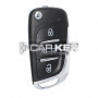 Xhorse VVDI Schlüssel Werkzeug VVDI2 Flip Remote Key 3 Tasten Peugeot/Citroen Stil XEDS01EN
