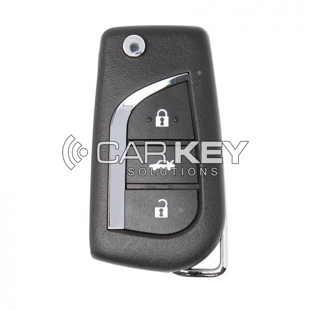 XHORSE VVDI Schlüssel Werkzeug VVDI2 Universal Kabel Remote Key 3 Tasten Toyota Stil XKTO00EN