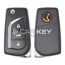 XHORSE VVDI Schlüssel Werkzeug VVDI2 Universal Kabel Remote Key 3 Tasten Toyota Stil XKTO00EN