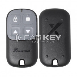 Xhorse VVDI Schlüsselwerkzeug Draht Garagen-Fernschlüssel 4 Tasten XKXH03EN