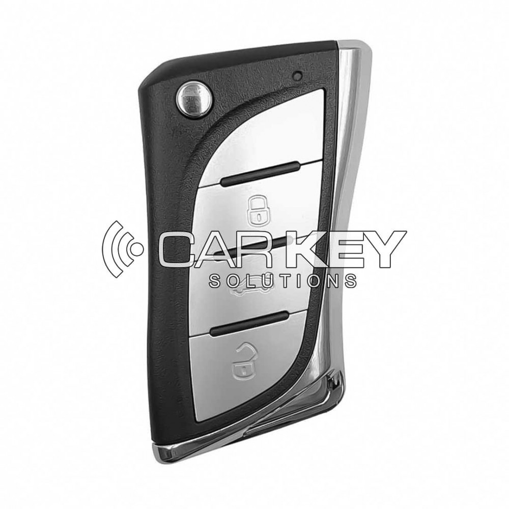 Xhorse VVDI Schlüsselwerkzeug VVDI2 Flip-Fernbedienungsschlüssel 3 Tasten Toyota/Lexus Typ Eingebauter Superchip XELEX0EN