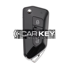 Xhorse VVDI Schlüsselwerkzeug VVDI2 Kabel Flip Remote Key Alle Schwarz 3 Tasten VW Typ XKGA83EN