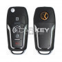 Xhorse VVDI Schlüsselwerkzeug VVDI2 Kabel Klappfernschlüssel 4 Tasten Ford Style XKFO01EN