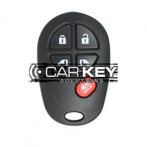 Xhorse VVDI Schlüsselwerkzeug VVDI2 Kabelfernschlüssel 5 Tasten Toyota Style XKTO08EN