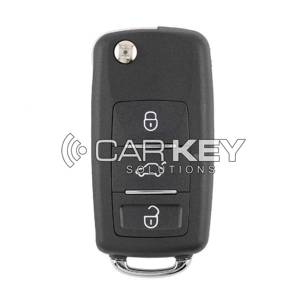 Xhorse VVDI Schlüsselwerkzeug VVDI2 Klappfernschlüssel 3 Tasten VW Typ Eingebauter XT27B Super Chip XEB510EN