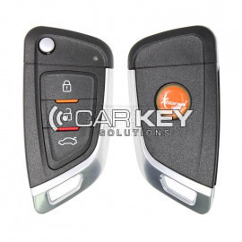 Xhorse VVDI Schlüsselwerkzeug, Kabel, Klappschlüssel, 3 Tasten, neuer BMW-Stil, XKKF02EN