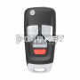 Xhorse VVDI VVDI2 Drahtlose Flip Remote Key 3 + 1 Taste Audi Stil XNAU02EN