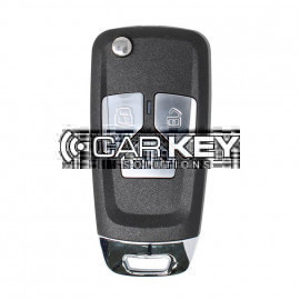 Xhorse VVDI VVDI2 Kabel Flip Remote Key 3 Tasten Audi Messer Stil XKAU01EN