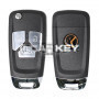Xhorse VVDI VVDI2 Kabel Flip Remote Key 3 Tasten Audi Messer Stil XKAU01EN