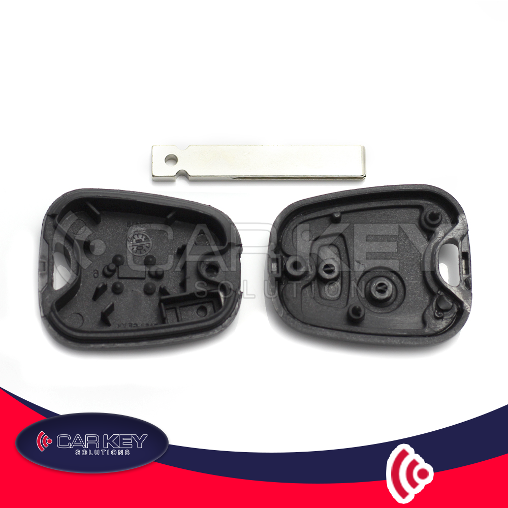 Citroen / Peugeot – Schlüsselgehäuse mit 2 Tasten – CK007015
