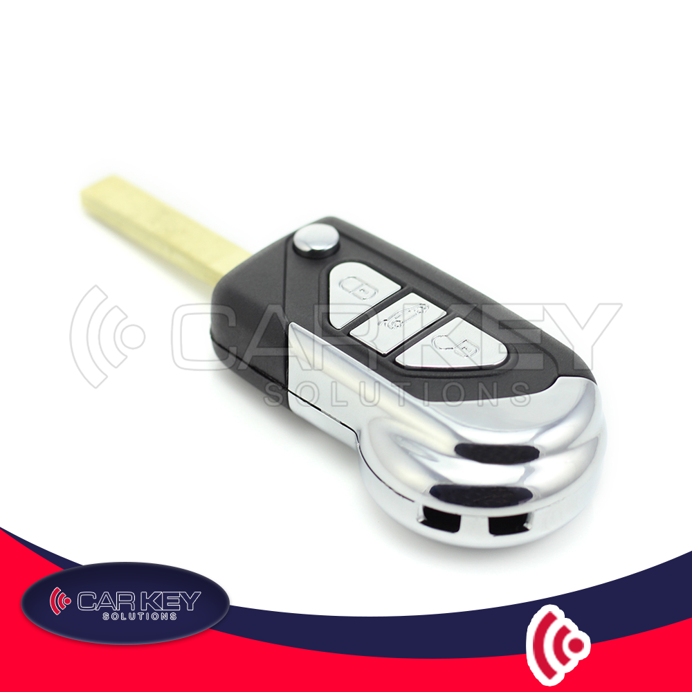 Citroen / Peugeot – Klappschlüssel mit 3 Tasten – CK007025